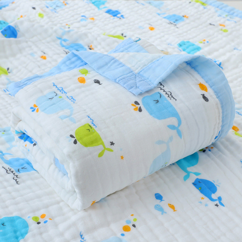 Ocean Friends - Bundle Deal - Muslin Blanket, Swaddle Wrap & Burp Cloth