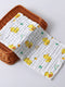 3 Pack – Yellow Duck – 6 Layers Muslin Burp Cloth – 100% Organic Cotton