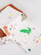 3 Pack – Dinosaur & Mountain – 6 Layers Muslin Burp Cloth – 100% Organic Cotton