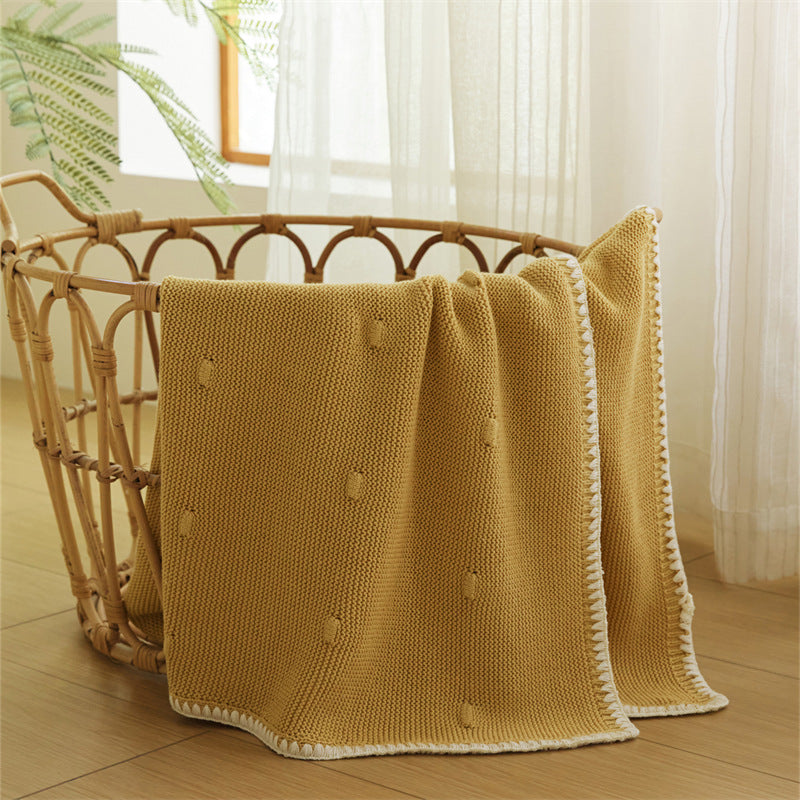 Honey Haven Premium Knitted Baby Blanket – Organic Cotton