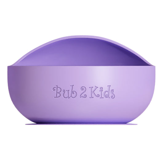 Silicone Suction Lip Bowl - Purple Pop