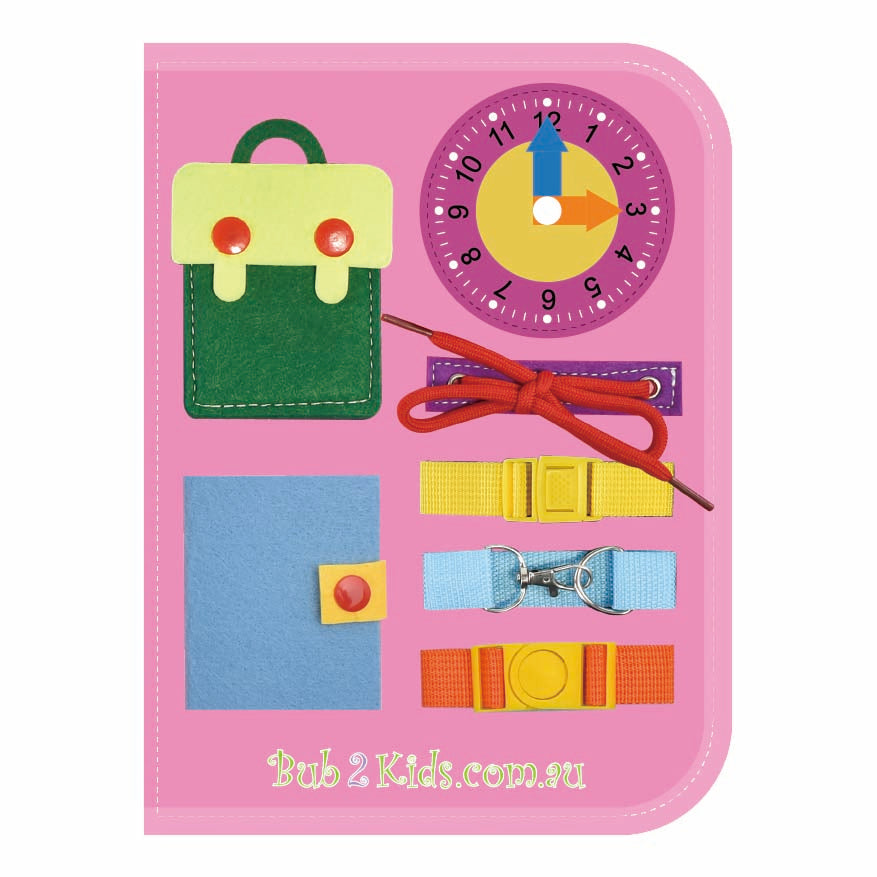 Felt Book Busy Board Montessori Book Toddler Early Learning Book - Unicorn