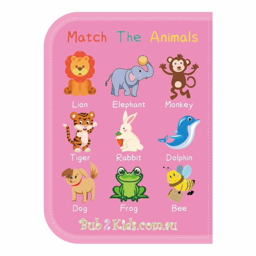 Felt Book Busy Board Montessori Book Toddler Early Learning Book - Unicorn
