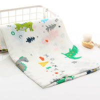 Dinosaur & Mountain - Bundle Deal - Muslin Blanket, Swaddle Wrap & Burp Cloth