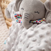 Premium Baby Security Comforter - Elephant Grey