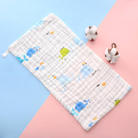 3 Pack – Ocean Friends – 6 Layers Muslin Burp Cloth – 100% Organic Cotton