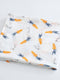 Carrot & Little Bunny – Muslin Wrap – 100% Organic Cotton