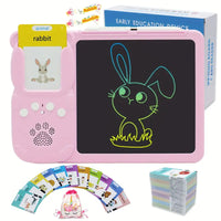 Talking Flash Cards & LCD Writing Tablet - 510 Words/ 255 Cards / 31 Themes - Pink