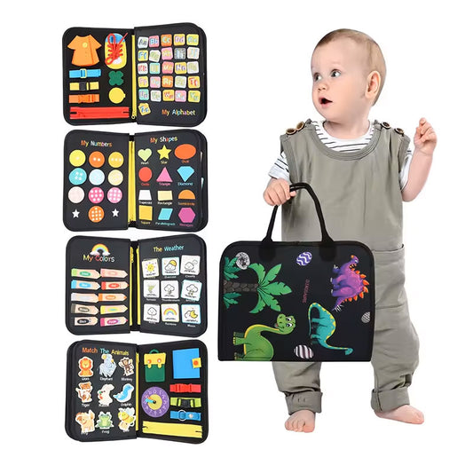 91-in-1 Toddlers Felt Busy Boards