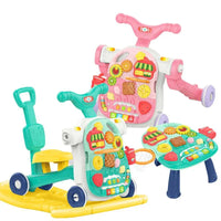 5-in-1 Multi-Function Activity Walker - Pink