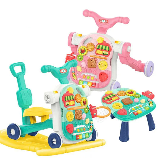 5-in-1 Multi-Function Activity Walker - Pink