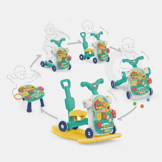 5-in-1 Multi-Function Activity Walker - Green