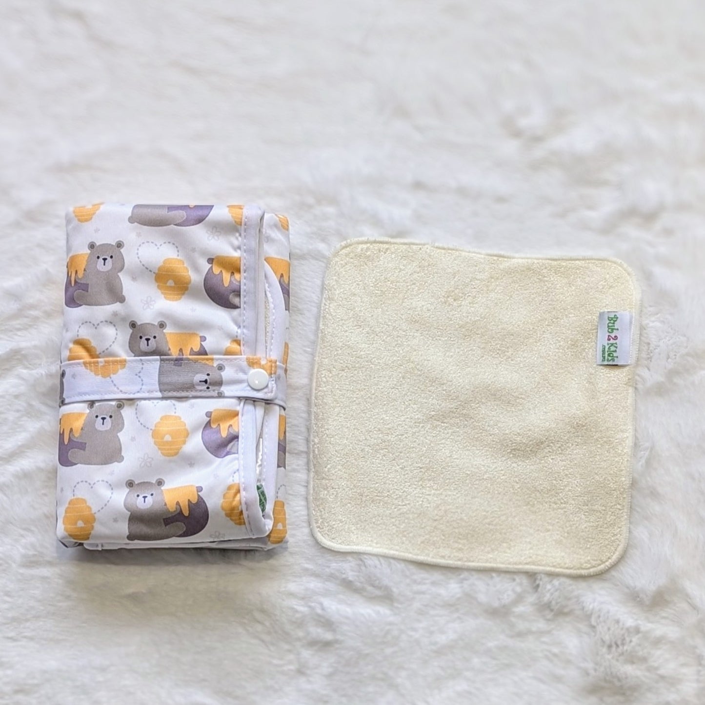 Honey Bear - Premium Nappy Change Mat Set