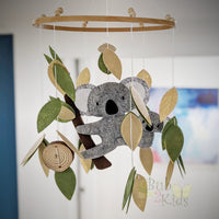 Koala Cot Mobile with Wooden Arm (Handmade)