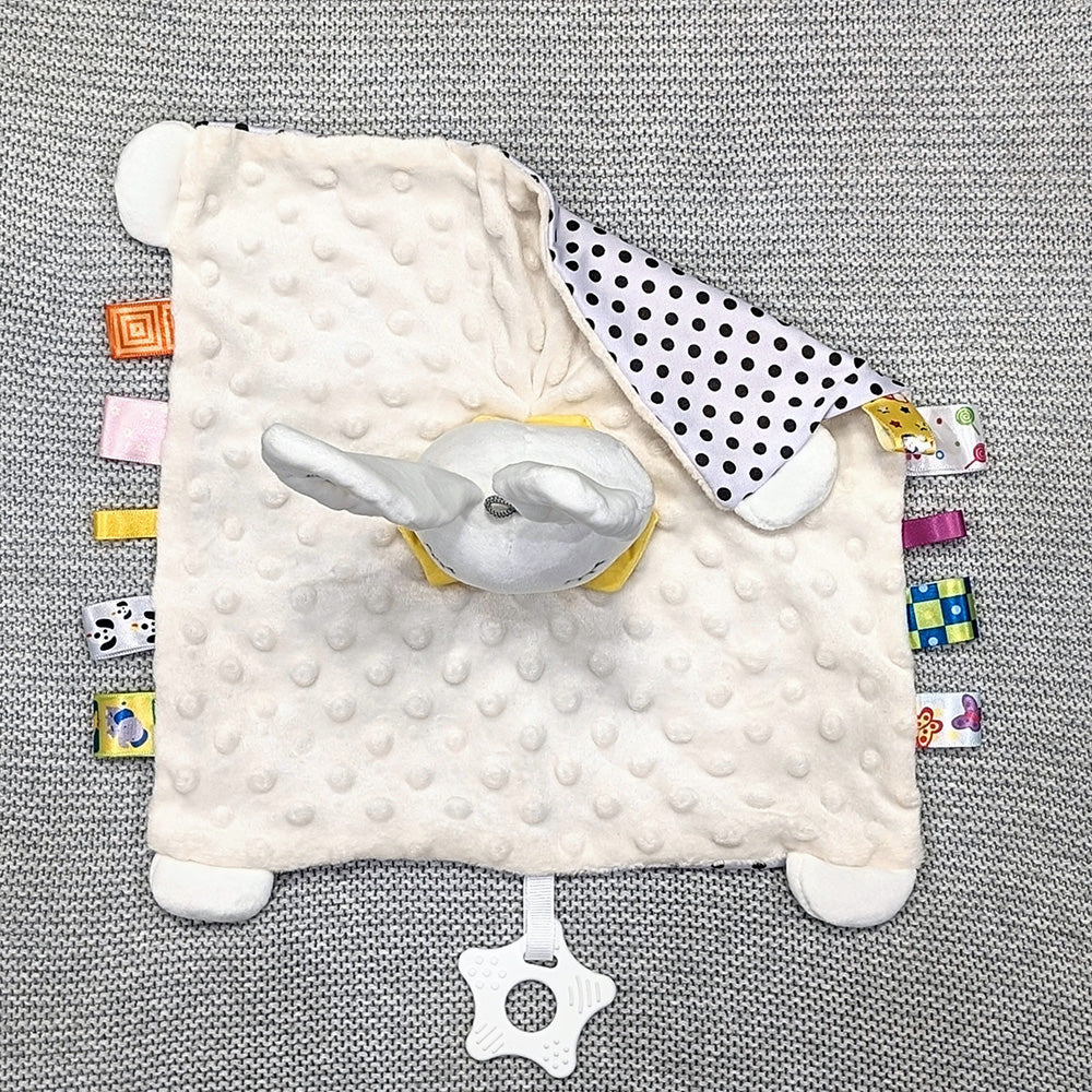 Premium Baby Security Comforter - Rabbit Off White