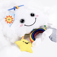 Premium Pull String Musical Hanging Toy - Cloud