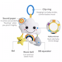 Premium Pull String Musical Hanging Toy - Cloud