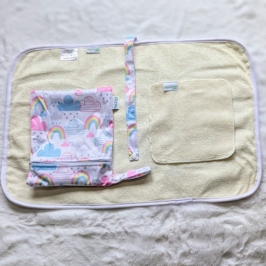 Rainbow - Premium Nappy Change Mat Set