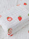 Strawberry – Muslin Wrap – 100% Organic Cotton