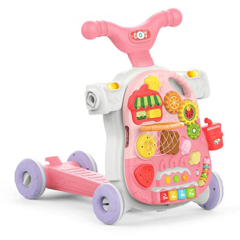 5-in-1 Multi-Function Activity Walker - Pink