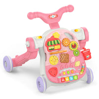 5-in-1 Multi-Function Activity Walker - Pink