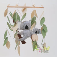 Koala Cot Mobile with Wooden Arm (Handmade)